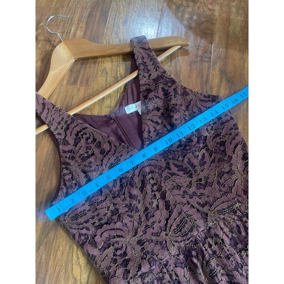 DRESS the POPULATION Elisa Lace Midi Dress PARTY COCKTAIL Size Small S - Picture 7 of 10